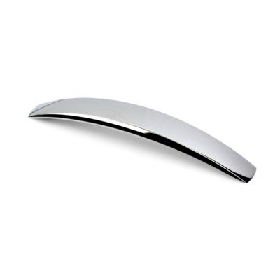 Poignée en aluminium chromé brillant, dimensions: 200x32x27mm et inserts: 160mm-