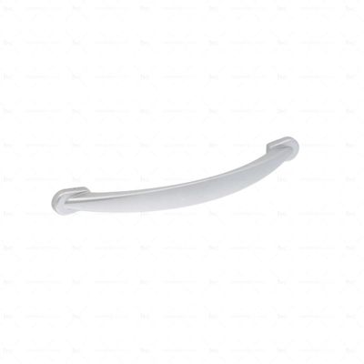 Poignée pour meubles en zamac Entraxe 128 Aluminium mat verni