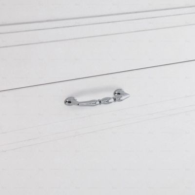 Poignée pour meubles en zamac Entraxe 96 chrome poli