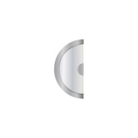 Poignée pour porte coulissante DESIGN demi-lune finition chromée - KATCHMEE