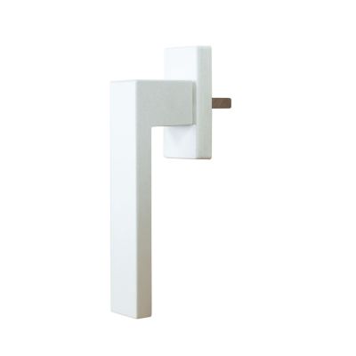 Poignée aluminium carré blanc pour fenêtre et porte fenêtre aluminium blanc