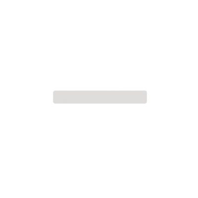 Poignée blanche en acier GoodHome Atomia H. 2,3 x L. 16,5 x P. 2,05 cm vendue par 2