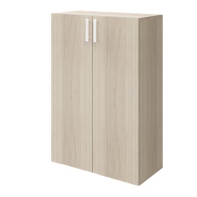 Poignée blanche en acier GoodHome Atomia H. 2,3 x L. 16,5 x P. 2,05 cm vendue par 2