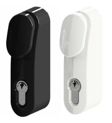 Poignee bouton de porte Exterieur manoeuvre compatible Serrure CP TP Couleur - Noir
