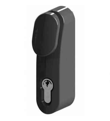 Poignee bouton de porte Exterieur manoeuvre compatible Serrure CP TP Couleur - Noir