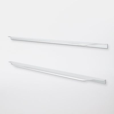 Poignée de meuble de cuisine GoodHome Andali Argent 49.7, 2 pièces