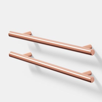 Poignée de meuble de cuisine GoodHome Annatto Cuivre L. 22 cm, 2 pièces