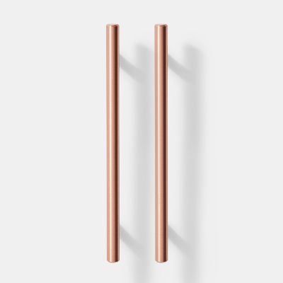 Poignée de meuble de cuisine GoodHome Annatto Cuivre L. 22 cm, 2 pièces