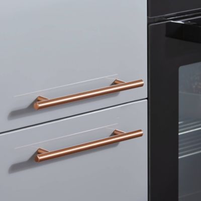 Poignée de meuble de cuisine GoodHome Annatto Cuivre L. 22 cm, 2 pièces