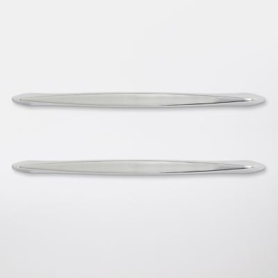 Poignée de meuble de cuisine GoodHome Cilantro Argent L. 21.8 cm, 2 pièces