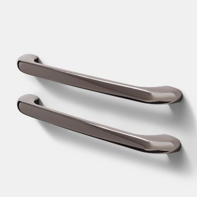 Poignée de meuble de cuisine GoodHome Condio Argent L. 22.5 cm, 2 pièces