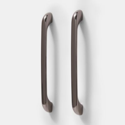 Poignée de meuble de cuisine GoodHome Condio Argent L. 22.5 cm, 2 pièces