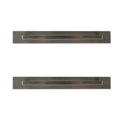 Poignée de meuble de cuisine GoodHome Golpar effet inox L. 16,9 cm, 2 pièces