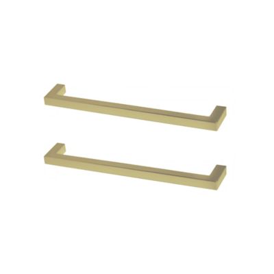 Poignée de meuble de cuisine GoodHome Golpar effet laiton L. 16,9 cm, 2 pièces
