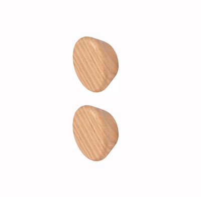 Poignée de meuble de cuisine GoodHome Serrano effet chêne L. 4,5 cm, 2 pièces