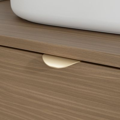 Poignée de meuble de salle de bains dorée L.6,5 cm Kentia