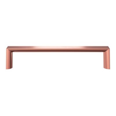 Poignée de meuble Droit GoodHome Dotz doré l.135mm x l.12mm x H. 26mm entraxe 128mm