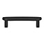 Poignée de meuble en T GoodHome Armel aluminium mat noir l.120mm x l.17mm x H. 30mm entraxe 96mm