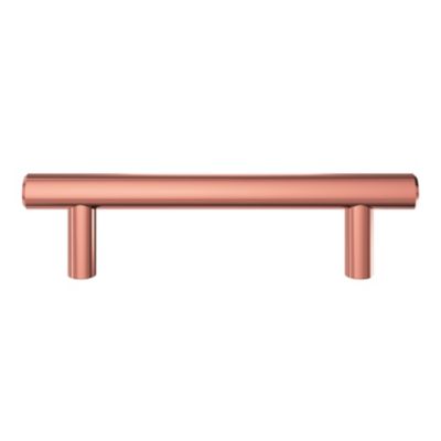 Poignée de meuble en T GoodHome Dizel acier doré l.136mm x l.12mm x H. 35mm entraxe 96mm
