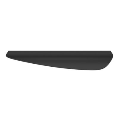 Poignée de meuble Incurvé GoodHome Mehaban mat noir l.170mm x l.44mm x H. 18mm entraxe 128mm