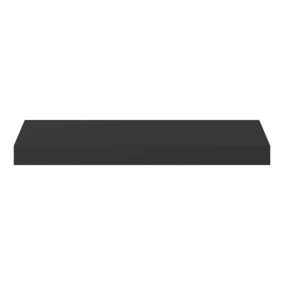 Poignée de meuble Incurvé GoodHome Skej aluminium mat noir l.120mm x l.19mm x H. 35mm entraxe 96mm