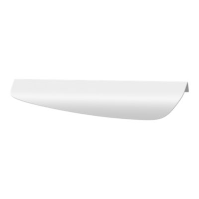 Poignée de meuble invisible blanc, entraxe 128 mm GoodHome Mehaban