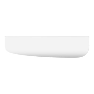 Poignée de meuble invisible blanc, entraxe 128 mm GoodHome Mehaban