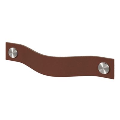 Poignée de meuble nœud GoodHome Hezo marron foncé l.15.3cm x h.2.4cm x p.2.5cm