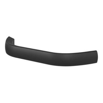 Poignée de meuble nœud GoodHome Irvil aluminium mat noir l.110mm x l.12mm x H. 30mm entraxe 96mm