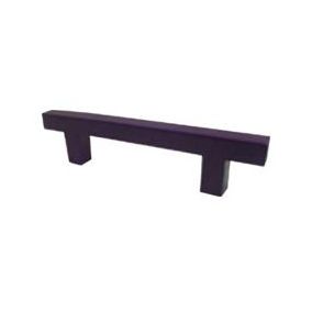 Poignée de meuble résine COLOURS Frangy violet 96 mm