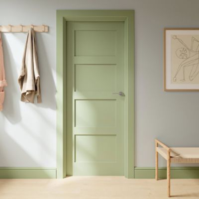 Poignées sur rosace à visser ronde en aluminium effet chromé satiné GoodHome Arzh