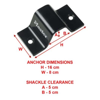 Point d'ancrage au sol/mur Master Lock 1489EURDAT