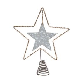 Pointe en étoile métallique