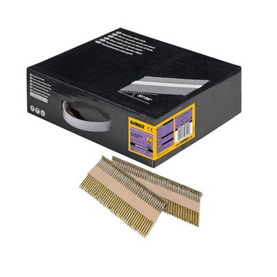 Pointes crantées galvanisées 2,8 x 75 mm - Boîte de 2200 - compatibles DCN690M2 - DNPT28R75G12Z