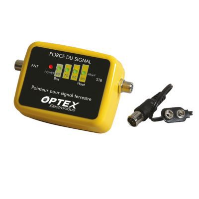 Pointeur terrestre à LED Optex connecteur femelle 270 - 870 MHz