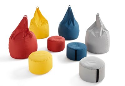 Poire rouge gris Ø75 x H110 cm