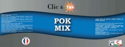 POK MIX : Peinture Meuble Satinée Multi-supports Intérieur - 3L - RAL 1004 - Jaune Or - Clic & Pok