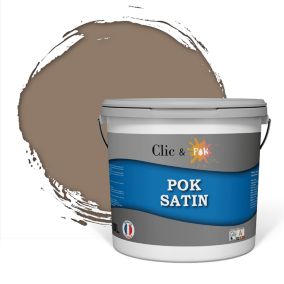 POK SATIN : Peinture Intérieure Satin Lessivable - Antilope d'Afrique - 100m² - 10L
