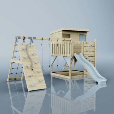 PolarPlay Tour de jeux Aksel Aire de jeux portique bois avec balançoire ...