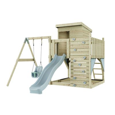 PolarPlay Tour de jeux Alma Aire de jeux portique bois avec balançoire ...