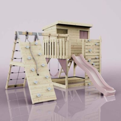 PolarPlay Tour de jeux Emil Aire de jeux portique bois avec balançoire ...