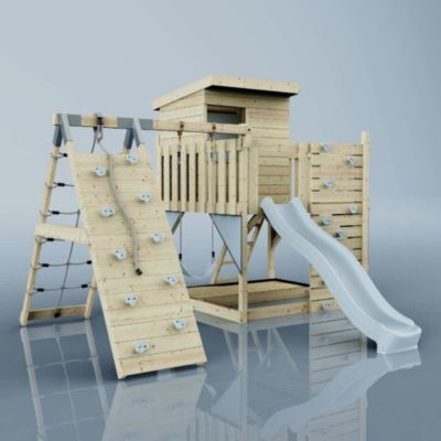 PolarPlay Tour de jeux Freja Aire de jeux portique bois avec balançoire ...
