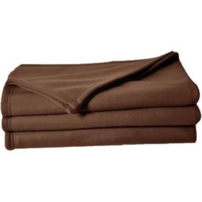 POLECO couverture polaire CHOCOLAT 220 cm