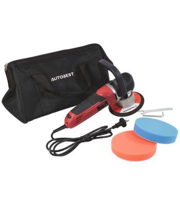 Polisseuse orbitale PRO 230 V 800 W avec 2 pads mousses, plateaux 150 mm - AUTOBEST 327281