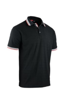 Polo de travail soccer manches courtes Facom noir taille 6