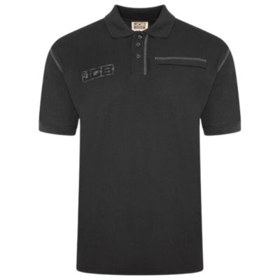 Polo manches courtes JCB Trade Work noir XL