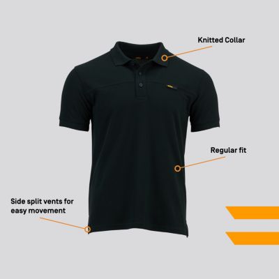Polo manches courtes Site Willmar noir M