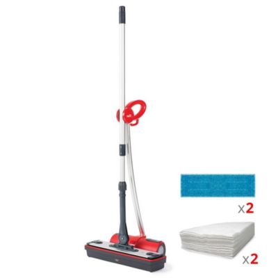 Polti Moppy Red Balai vapeur sans fil PTEU0275