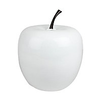 Pomme décorative petit modèle blanc