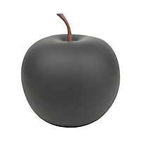 Pomme décorative petit modèle noir mat